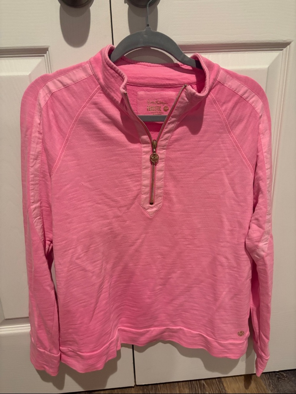 Lilly Pulitzer Pink Luxletic Ashlee Half-Zip Pullover